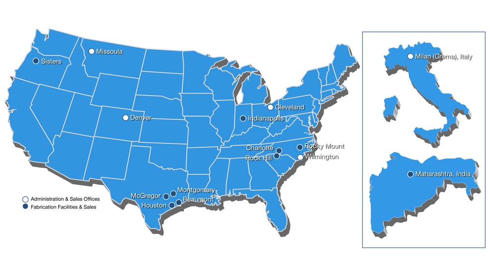 US Locations & ItalyIndia US Locations & ItalyIndia